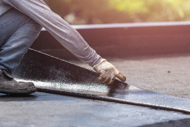 Professional Waterproofing technician working in Linden, IN